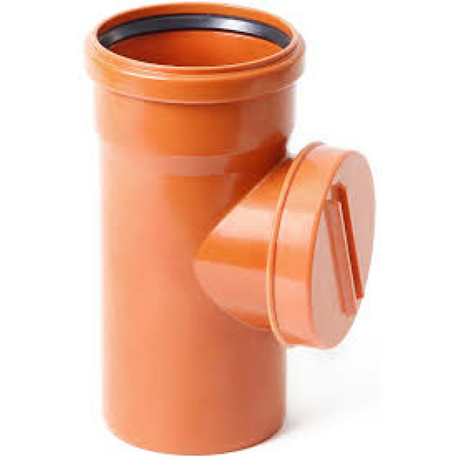 Ревизия канализационная ПВХ 160 мм (рыжая)
