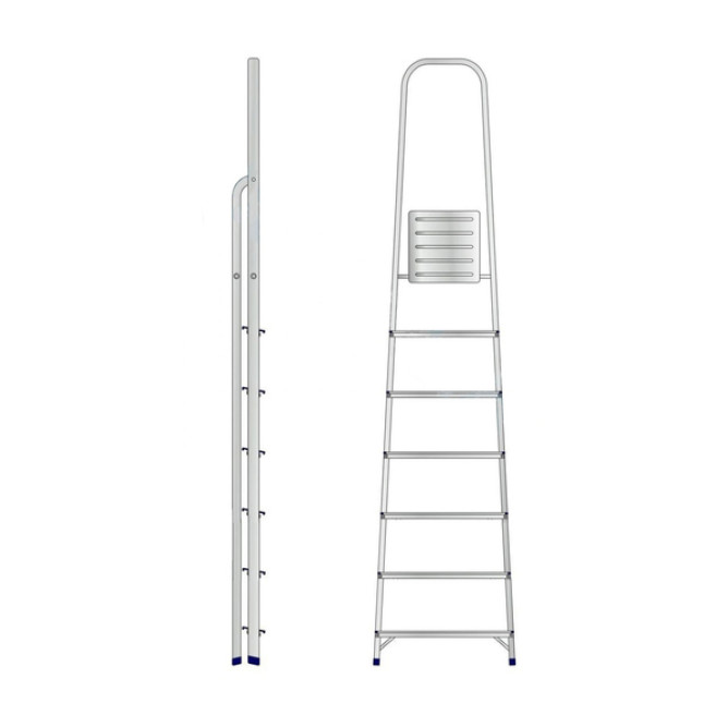 Драбина  алюмінієва 6 сходинок