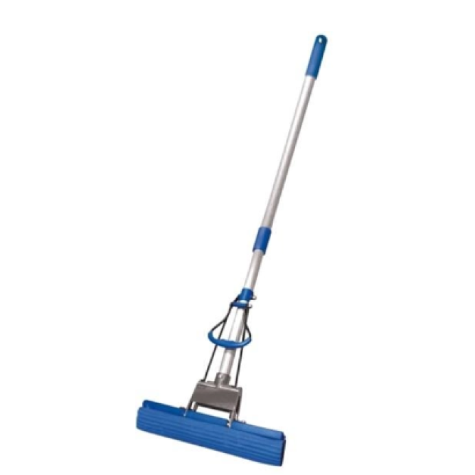 Швабра з м'якою губкою та телескопічною ручкою