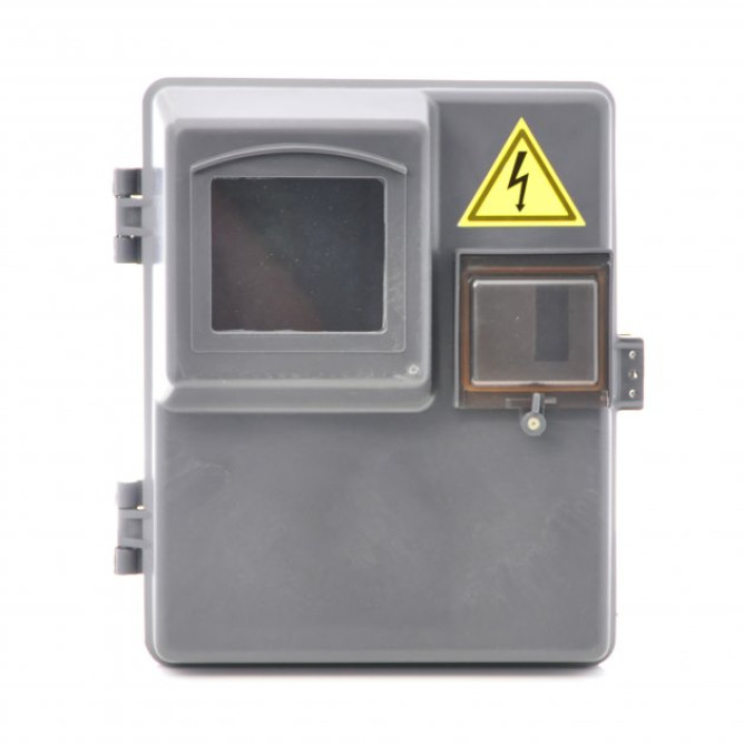 Коробка під лічильник 220Вт сіра