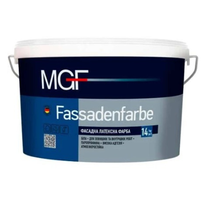 Фарба фасадна латексна MGF Fassadenfarbe M90 14кг (10л)