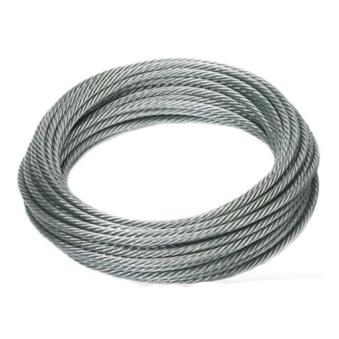 Трос стальной оцинкованный 3 мм DIN 3055 6*7 T-LS-030-K Коельнер (200м)