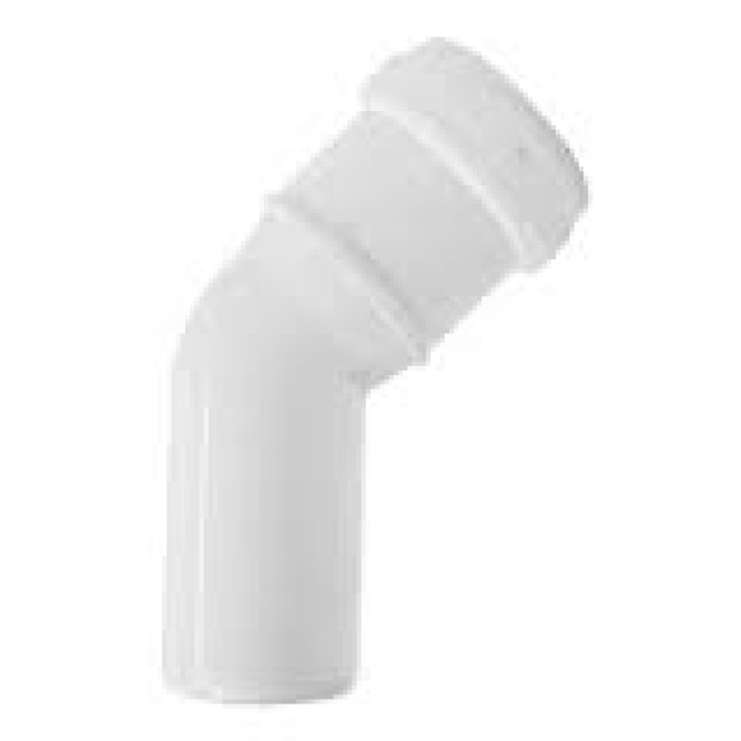 Колено канализационное 32х45°