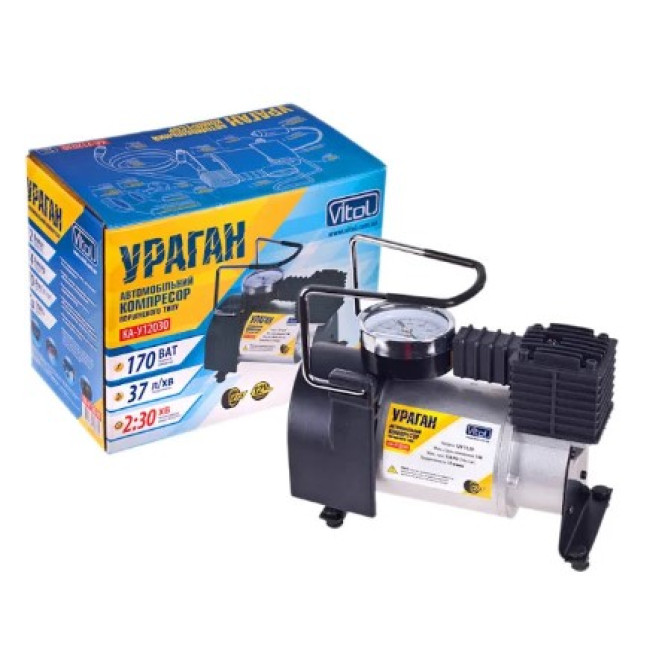 Компрессор автомобильный Uragan КА-У12030 14Амп 37л/мин 