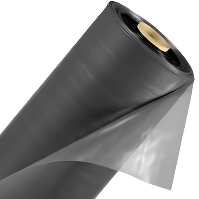 Пленка черная 1,5 м, 80 мк, 100 м