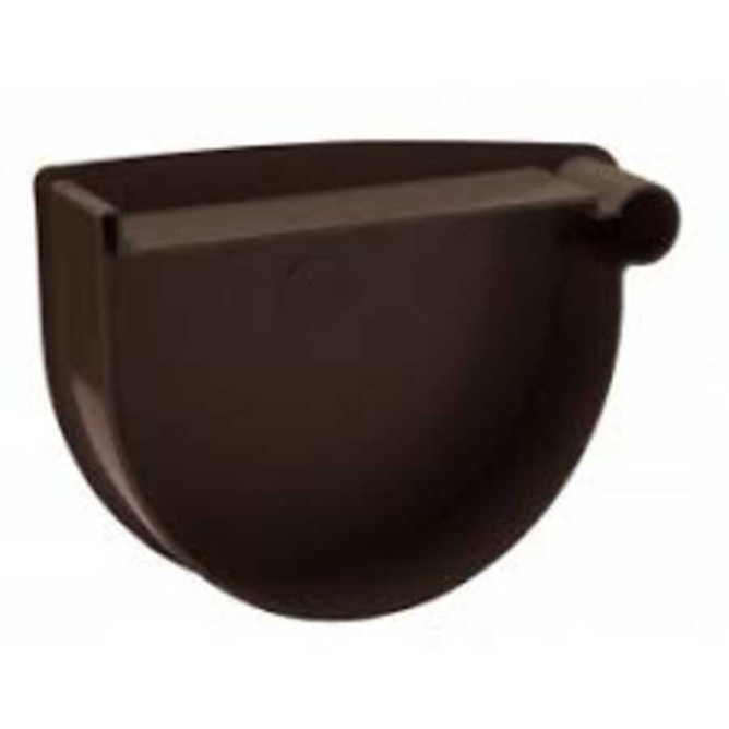 Заглушка лійки ліва 90 Rainway коричневий