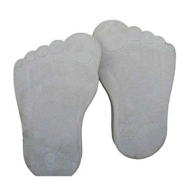 Плитка тротуарная СТОПЫ ( правая +левая) 530*315*50 мм КОМПЛЕКТ