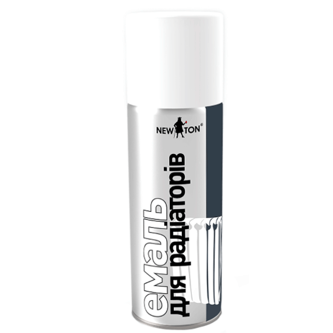 Емаль аерозольна New Ton для радіаторів білий 400 мл