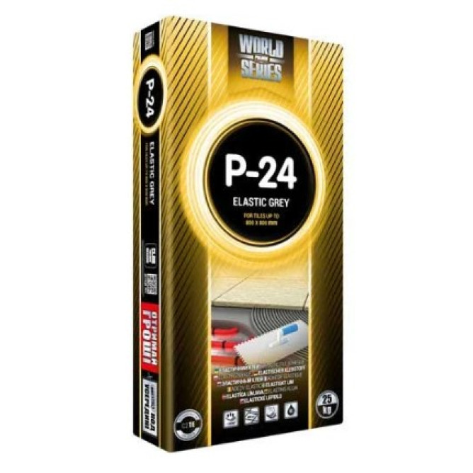 Клей для плитки Р-24 з водонагріванням та електрообігрівом 1500*1000 П-24 Polimin (Полімін) 25 кг