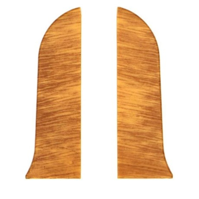 Заглушка плинтуса левая, Дуб шервуд 08, Тис