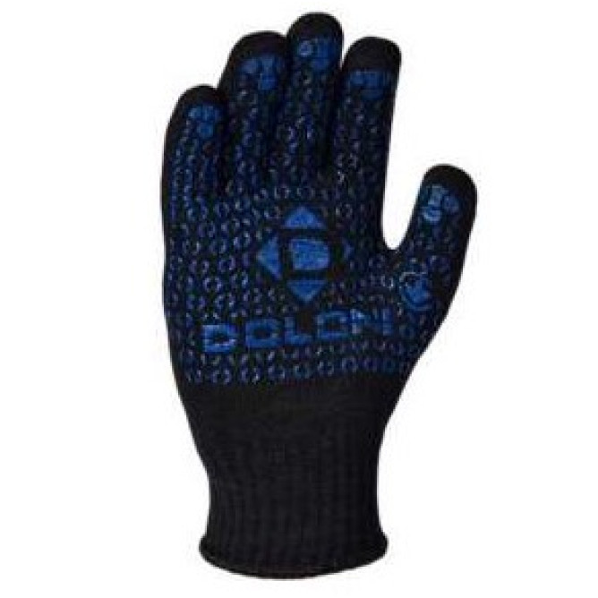 Рукавички Doloni ПВХ з крапкою чорні 10 (667)