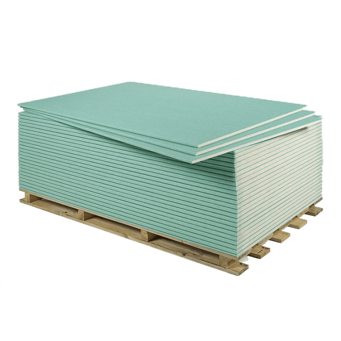 Гіпсокартон KNAUF вологостійкий стіновий 2500х1200х12,5 мм (3 м.кв.)