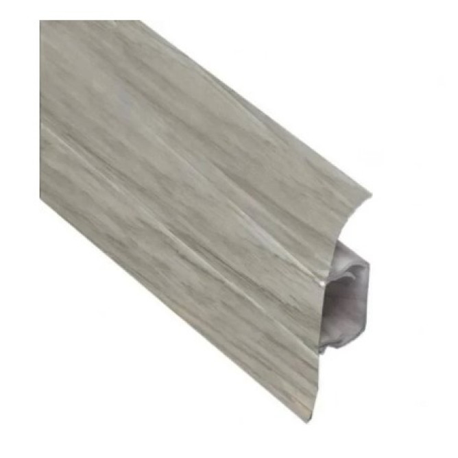 Плінтус із гумкою 2,5 м, Дуб Арктика 87, Тіс