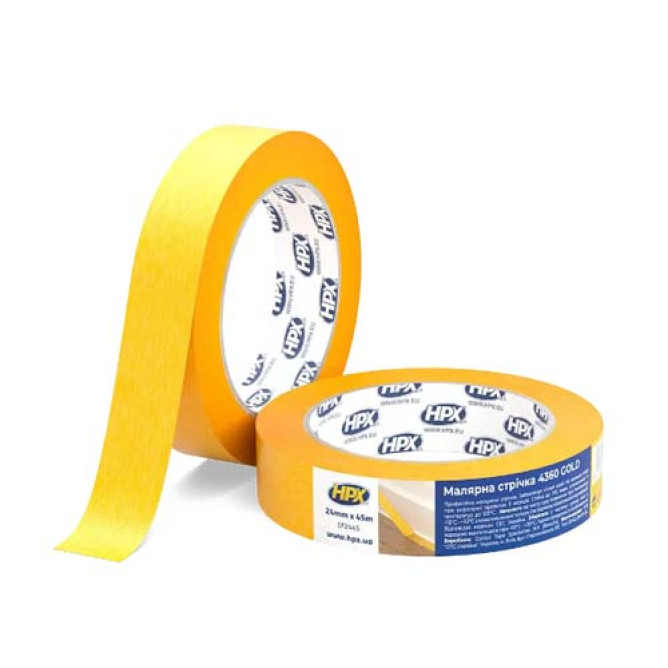 Малярна стрічка HPX4360 100С 48мм х 45м помаранчева EF4845