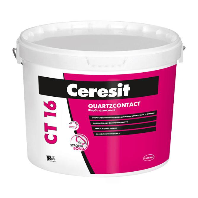 Краска грунтовка акриловая CT 16 Ceresit (Церезит) 15 кг