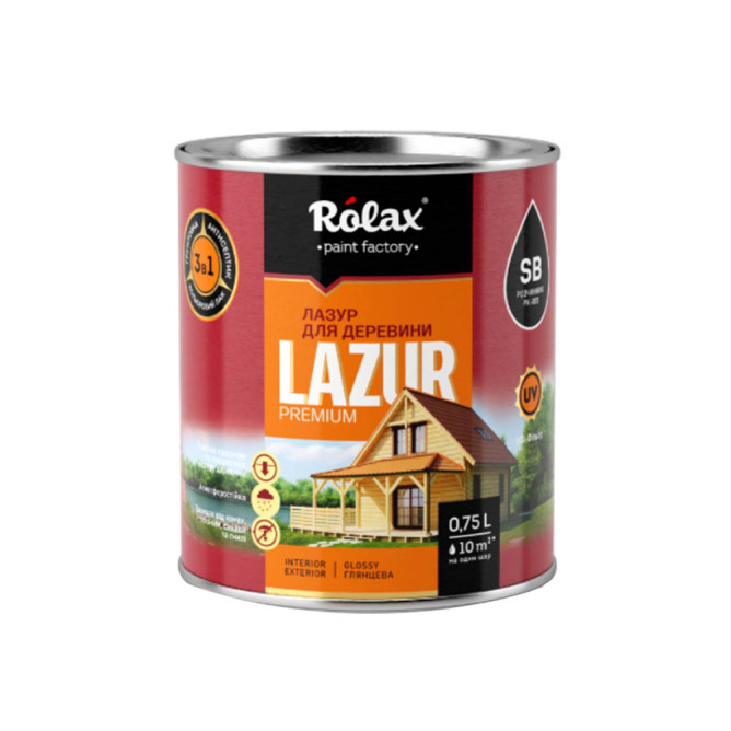 Лазур для дерева тик 102 Ролакс (Rolax) 0,75 л