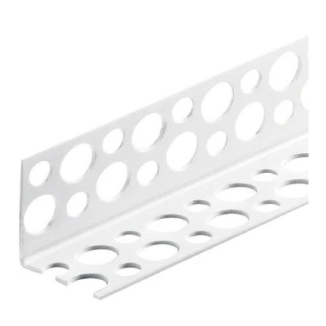 Кутник  пластиковий перфорований (2,5м)