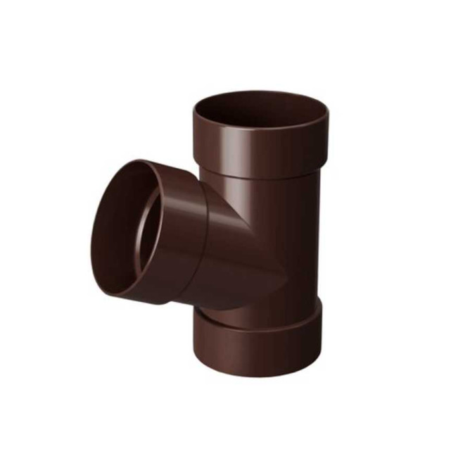Трійник труби 75 мм 67 ° Rainway коричневий