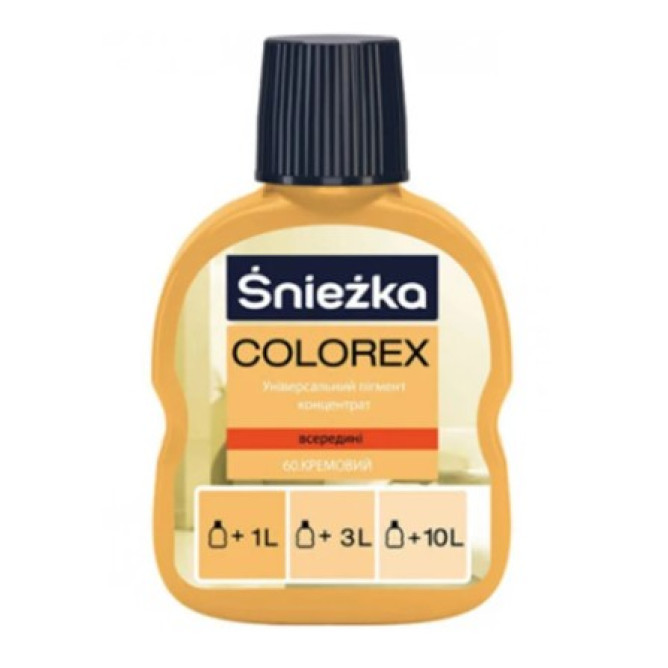 Пігмент Sniezka №60 кремовий (0,1л)