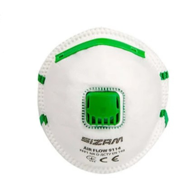 Респіратор SIZAM з клапаном AIR FLOW  9114 FFP1 35075