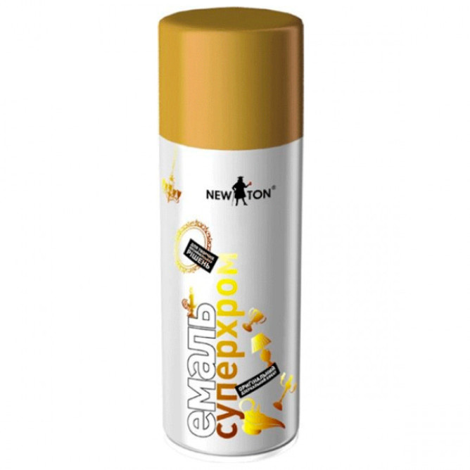 Аерозоль НЬЮТОН ХРОМ золото