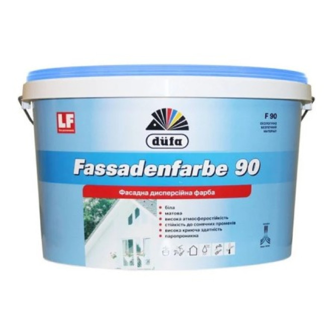 Фарба фасадна акрилова Dufa Fassadenfarbe F90 (7кг)
