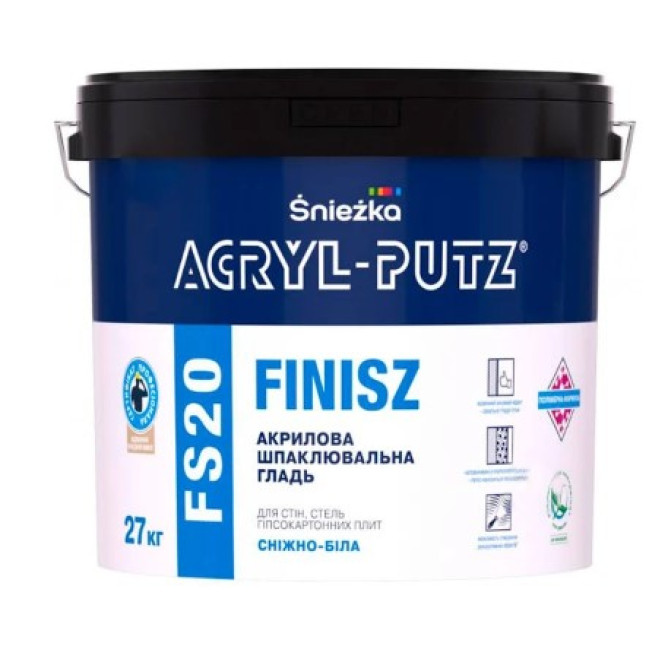 Шпаклівка готова Акрил-Путц 27кг FS20
