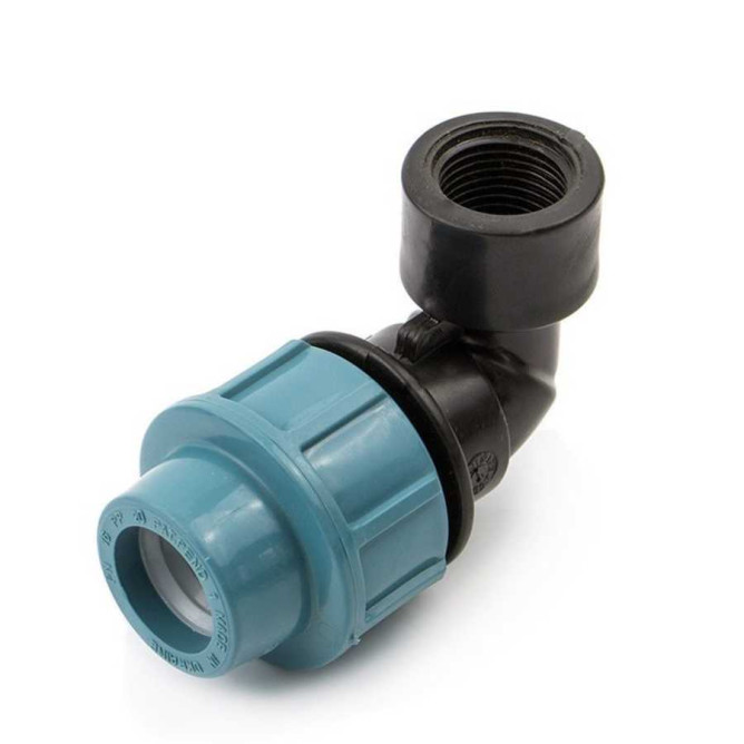 Колено для полиэтиленовых труб ПРВ 25х3/4