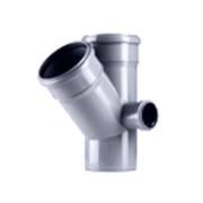 Крест канализационный 110х110х45°х50х90° правый