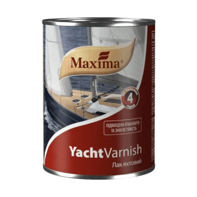 Лак яхтенный алкидно-уретановый матовый 0,75 л ТМ Maxima