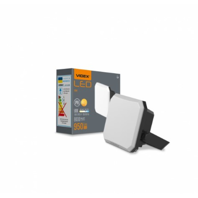 Прожектор Videx 10W 5000К VLE-F3-0105B ЧЕРНЫЙ 27712 