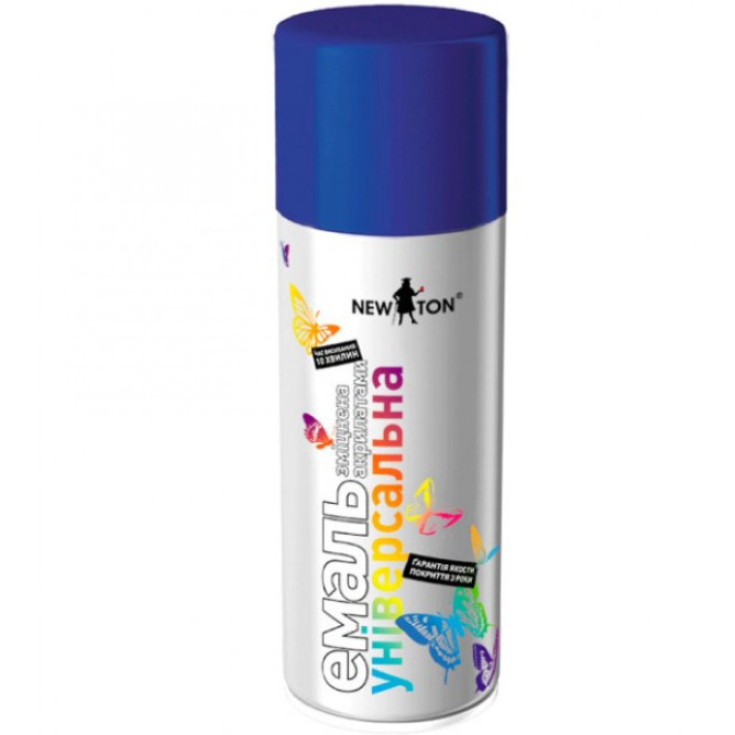 Емаль аерозольна New Ton універсальна 5002 синій глянець 400 мл