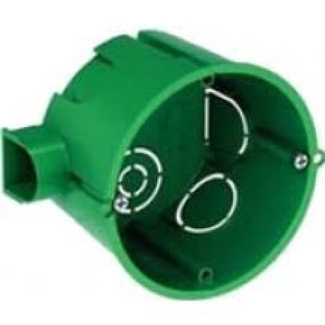 Установча коробка 68мм бетонних складальних ЗЕЛЕНА