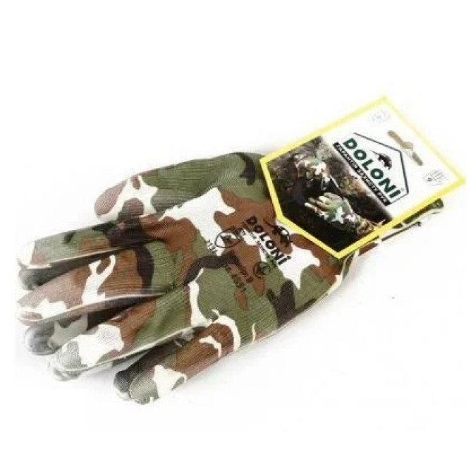 Рукавички D-FLEX з поліуретановим покриттям ХАКІ 4598