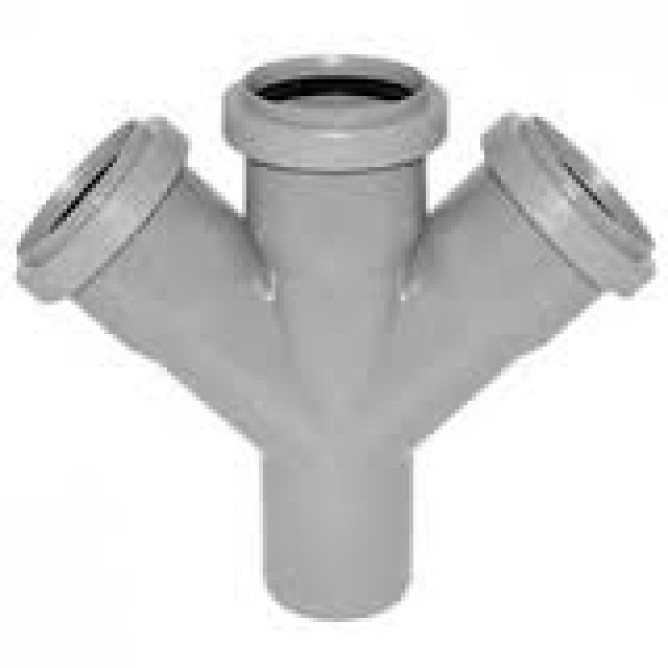 Крестовина канализационная 50х50х50х45°