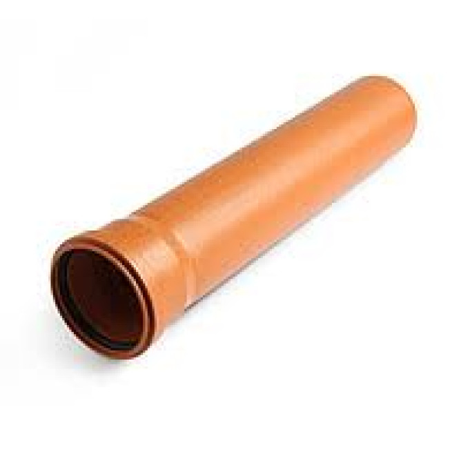 Труба каналізаційна ПВХ 110х1000х3,2 (руда)