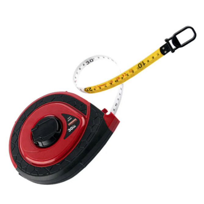 Рулетка гедезична відкрите полотно зі скловолокном 30м Haisser 22045