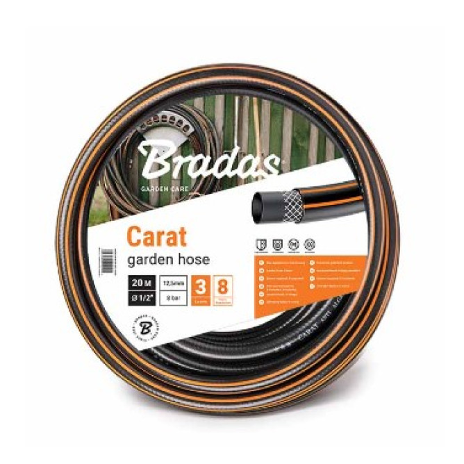 Шланг поливальний армований Брадас Карат 1/2