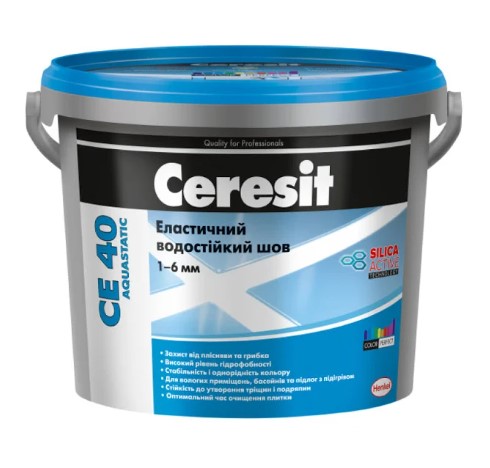 Затирка СЕ40 сіра еластична №07 (2 кг)