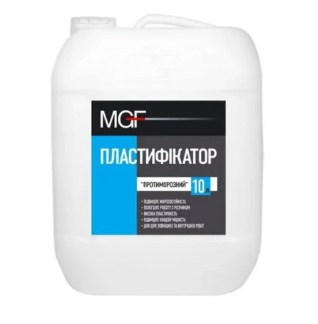 Пластификатор 10л противоморозный МГФ
