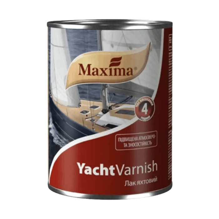 Лак яхтенный алкидно-уретановый матовый 2,5 л ТМ Maxima