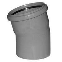 Колено канализационная 110х15°