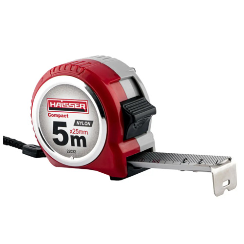 Рулетка вимірювальна Haisser 5 м х 25 мм 22032