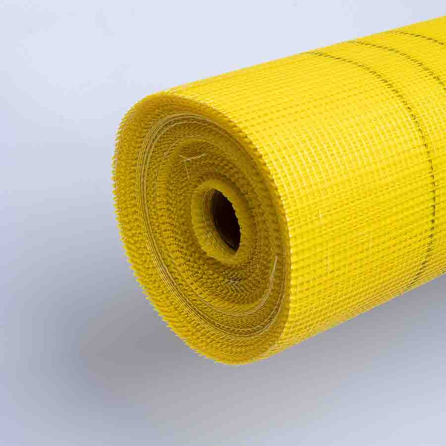 Сітка фасадна 5*5мм (160г/м2) BudMonster ЖОВТА (50м)