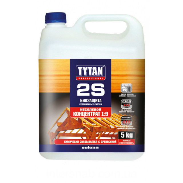 Біозахист для дерева TYTAN 2S 5 кг зелений (концентрат 1:9)