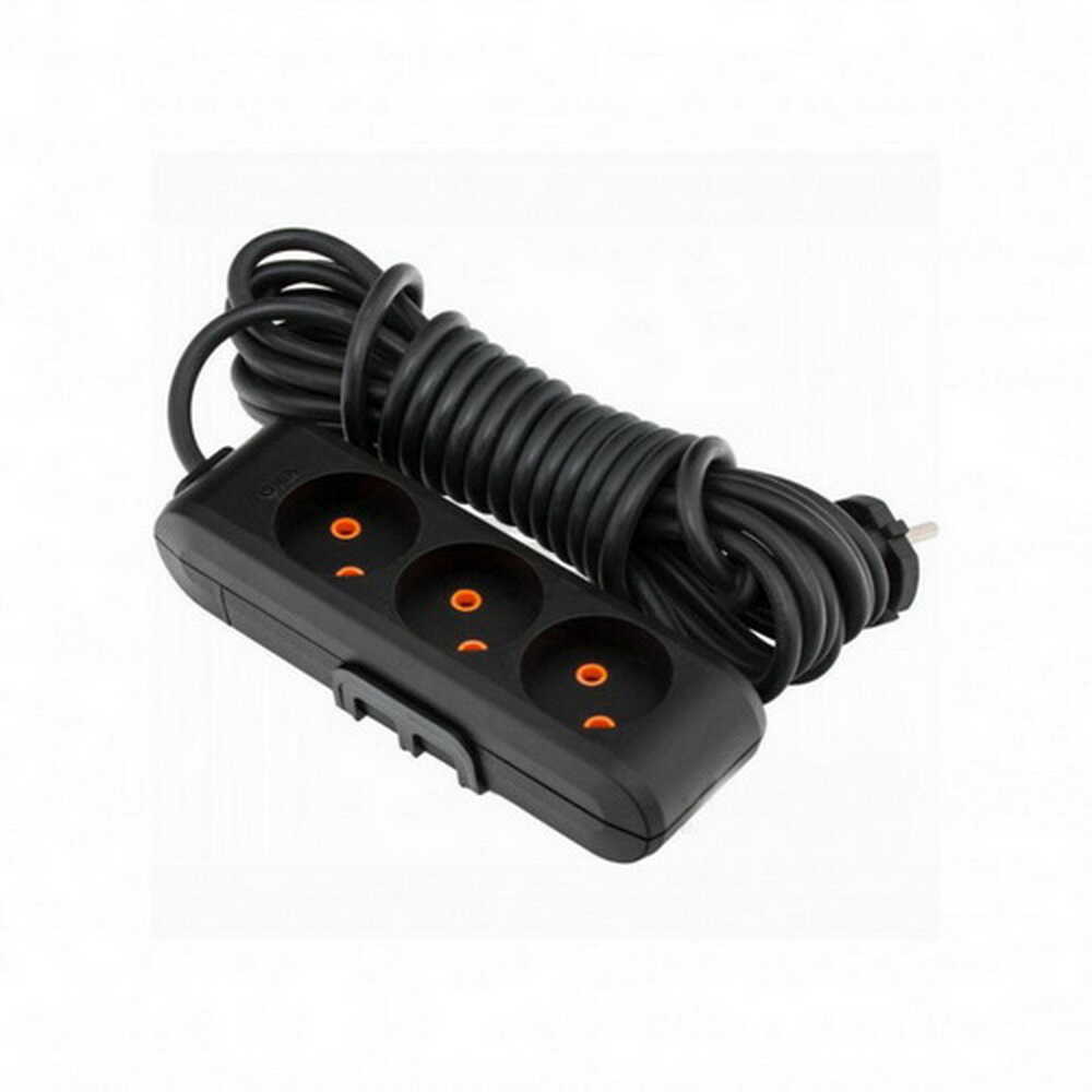 Удлинитель 3 гнезда, 3 метра, без заземления, чёрный VIKO Multi-Let 90132303