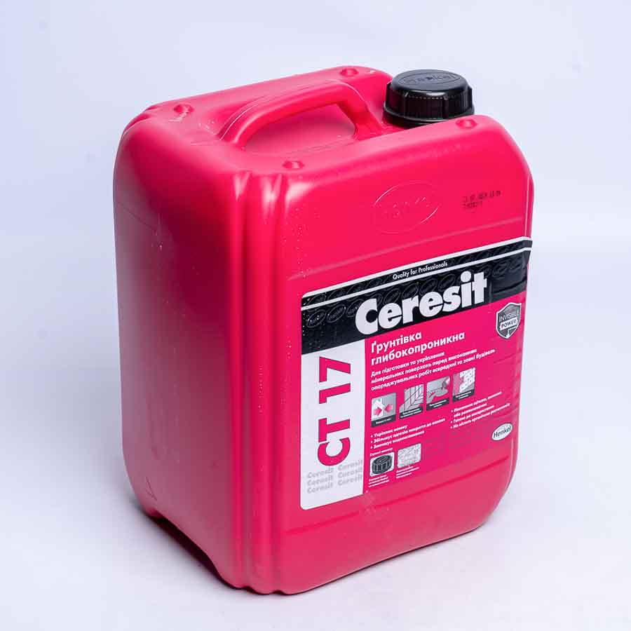 Грунтовка глибокопроникна CT 17 Ceresit (Церезит) 10 л