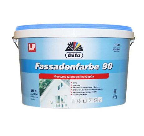 Фарба фасадна акрилова Dufa Fassadenfarbe F90 (14кг)