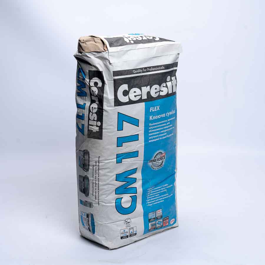Клей для плитки універсальний CM 117 Ceresit Flex 25 кг