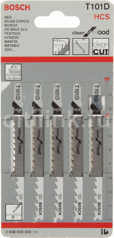 Полотно для лобзика по дереву 118-А (за 1шт)